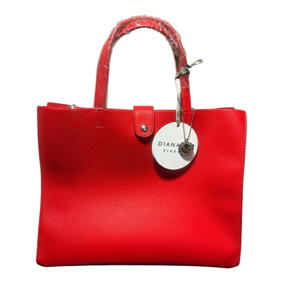 DIANA &. CO FIRENZE Red Vegan Leather Handbag - Picture 8 of 8